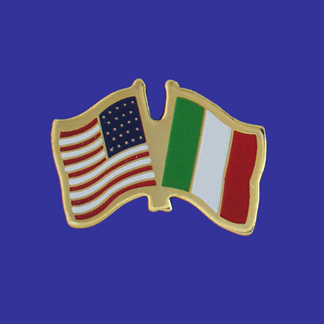 USA+Italy Friendship Pin-0