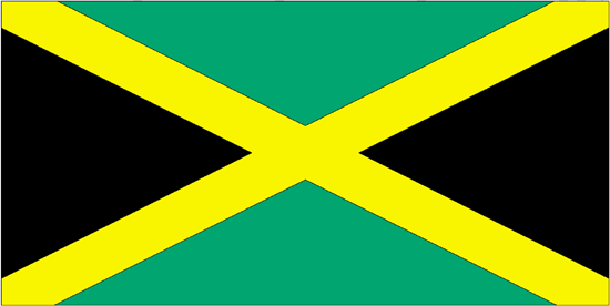 Jamaica Flag-4" x 6" Desk Flag-0