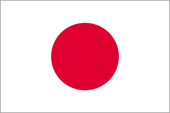 Japan Flag-3' x 5' Indoor Flag-0
