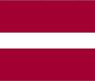 Latvia Flag-4" x 6" Desk Flag-0