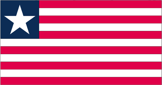 Liberia Flag-4" x 6" Desk Flag-0
