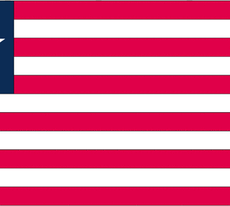 Liberia Flag-3' x 5' Indoor Flag-0