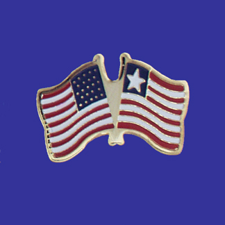 USA+Liberia Friendship Pin-0