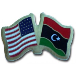 USA+Libya Friendship Pin-0