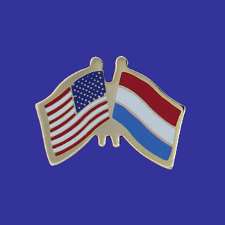 USA+Luxembourg Friendship Pin-0