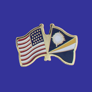 USA+Marshall Islands Friendship Pin-0