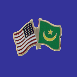 USA+Mauritania Friendship Pin-0