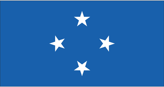 Micronesia Flag-3' x 5' Indoor Flag-0