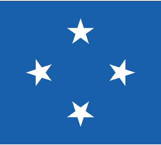 Micronesia Flag-3' x 5' Outdoor Nylon-0