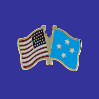 USA+Micronesia Friendship Pin-0