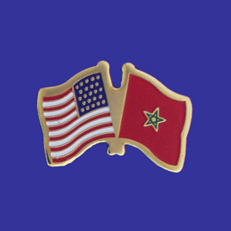 USA+Morocco Friendship Pin-0