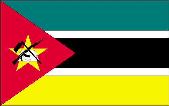 Mozambique Flag-3' x 5' Indoor Flag-0