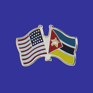 USA+Mozambique Friendship Pin-0