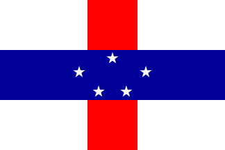 Netherlands Antilles Flag-4" x 6" Desk Flag-0