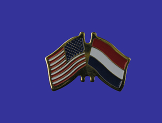 USA+Netherlands Friendship Pin-0