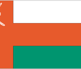 Oman Flag-4" x 6" Desk Flag-0
