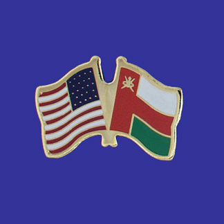 USA+Oman Friendship Pin-0