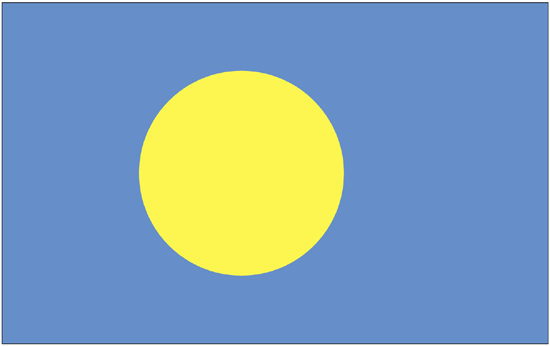 Palau Flag-4" x 6" Desk Flag-0