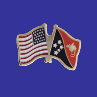 USA+Papau New Guinea Friendship Pin-0