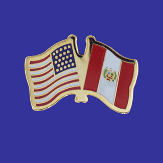 USA+Peru Friendship Pin-0