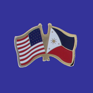 USA+Philippines Friendship Pin-0