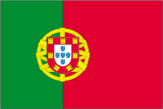 Portugal Flag-3' x 5' Outdoor Nylon-0