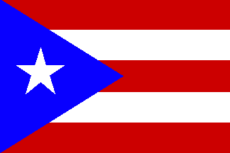 Puerto Rico Flag-4" x 6" Desk Flag-0