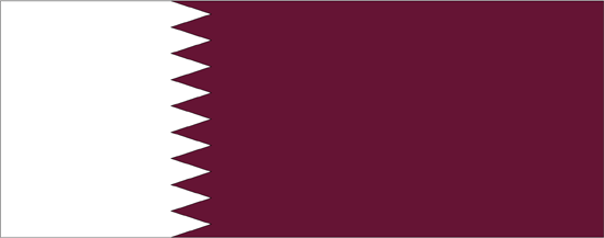 Qatar Flag-3' x 5' Indoor Flag-0