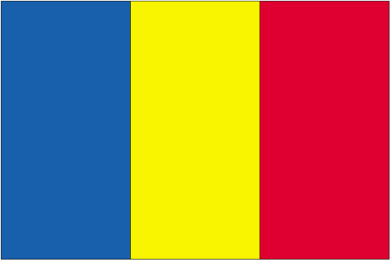 Romania Flag-4" x 6" Desk Flag-0