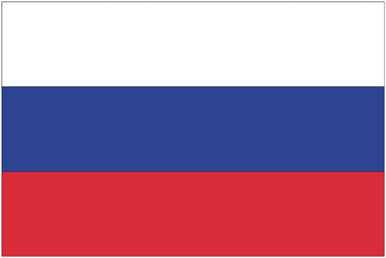 Russia Flag-4" x 6" Desk Flag-0