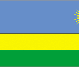 Rwanda Flag-4" x 6" Desk Flag-0