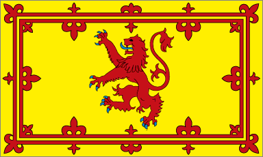 Scotland (Lion rampant) Flag-4" x 6" Desk Flag-0