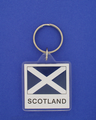 Scotland (cross) Keychain-0