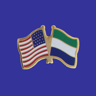 USA+Sierra Leone Friendship Pin-0