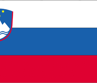 Slovenia Flag-4" x 6" Desk Flag-0