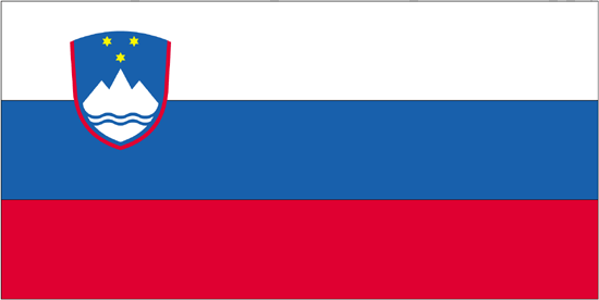 Slovenia Flag-4" x 6" Desk Flag-0