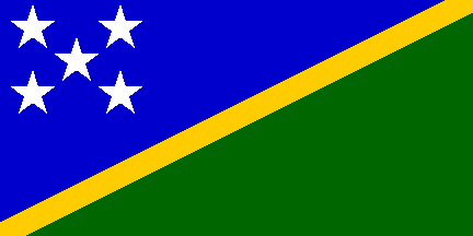 Solomon Islands Flag-4" x 6" Desk Flag-0