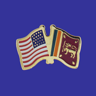 USA+Sri Lanka Friendship Pin-0