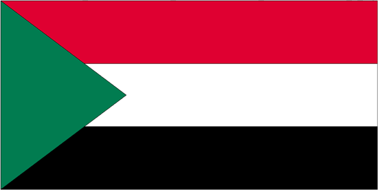 Sudan Flag-4" x 6" Desk Flag-0