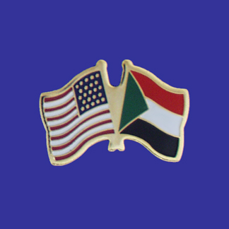 USA+Sudan Friendship Pin-0