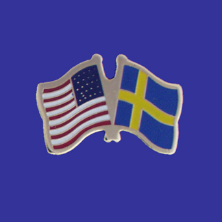USA+Sweden Friendship Pin-0
