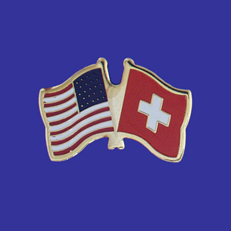 USA+Switzerland Friendship Pin-0