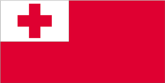 Tonga Flag-4" x 6" Desk Flag-0