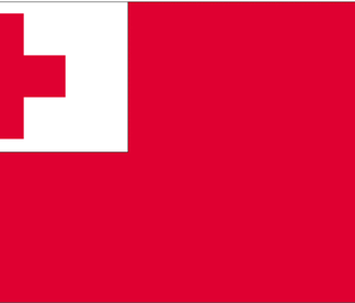 Tonga Flag-3' x 5' Outdoor Nylon-0