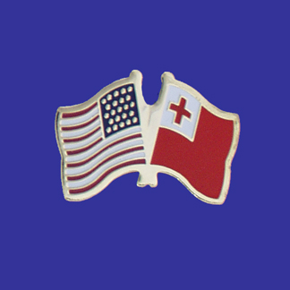 USA+Tonga Friendship Pin-0