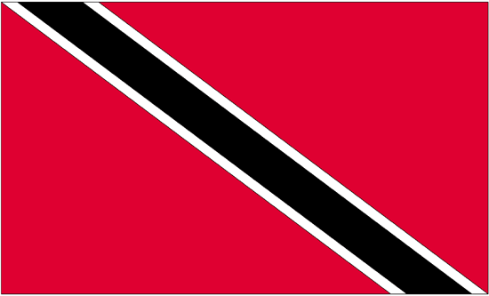 Trinidad & Tobago Flag-4" x 6" Desk Flag-0
