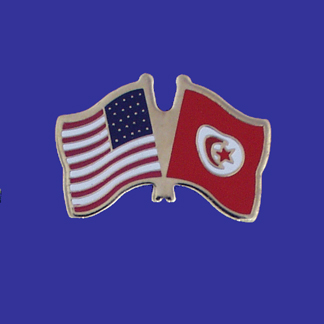 USA+Tunisia Friendship Pin-0