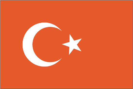 Turkey Flag-3' x 5' Indoor Flag-0