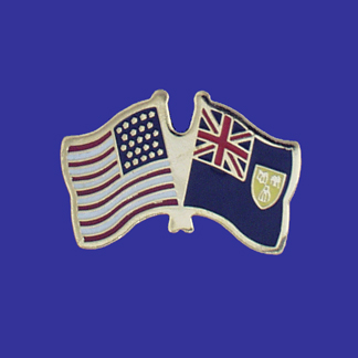 USA+Turks & Caicos Friendship Pin-0