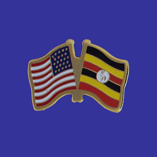 USA+Uganda Friendship Pin-0